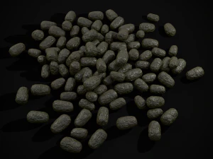 Deer Poop 3D Model