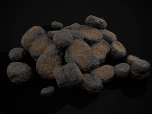 Horse Poop Version 2 3D Model