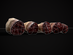 Severed Toes Set 3D Model