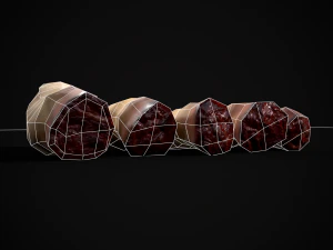 Severed Toes Set 3D Model