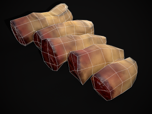 Severed Toes Set 3D Model