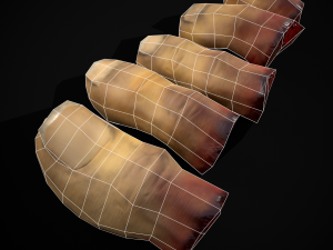 Severed Toes Set 3D Model