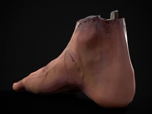 Severed Male Foot 3D-Modell