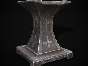 Ornamented Tool Makers Anvil 3D मॉडल