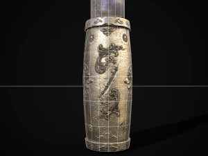 Ornamental Knife 3D Model
