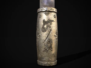 Ornamental Knife 3D Model
