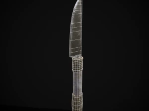 Ornamental Knife 3D Model