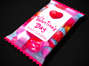 Valentine Candy Package 3D Model