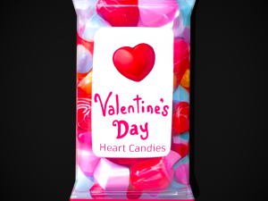 Valentine Candy Package 3D 模型