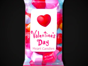 Pakiet Walentynkowych Cukierk&oacute;w Model 3D