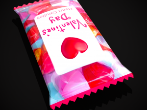Valentine Candy Package 3D 模型
