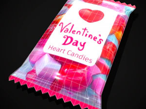 Pakiet Walentynkowych Cukierk&oacute;w Model 3D