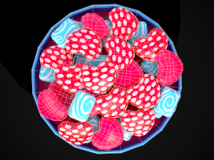 Valentine Heart Candy Tin 3D Модель