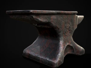 Classic Iron Anvil 3D Model