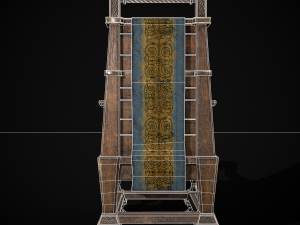 Regal Hardwood Chair Model 3D