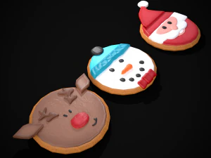 크리스마스 설탕 쿠키 3D 모델