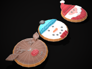 Christmas Sugar Cookies Modelo 3D