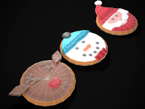 Christmas Sugar Cookies 3D Model