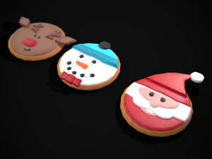 Christmas Sugar Cookies Modelo 3D