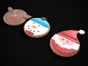 Christmas Sugar Cookies Modelo 3D