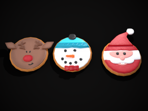 Christmas Sugar Cookies Modelo 3D