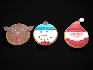 Christmas Sugar Cookies Modelo 3D