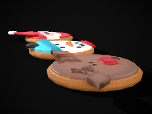 Christmas Sugar Cookies Modelo 3D