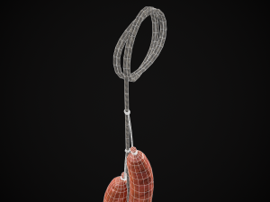 Hanging Chicken Sausage 3D Model