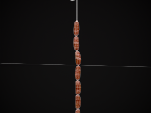 Hanging English Sausage Link 3D Model