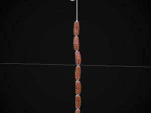 Hanging English Sausage Link 3D Model