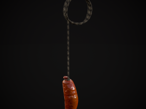 Hanging English Sausage Link 3D Model