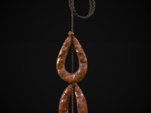 Hanging Turkey Kielbasa 3D Модель