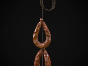 Hanging Turkey Kielbasa 3D Model