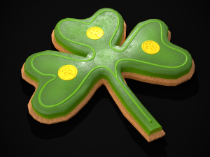 Lucky StPatricks Cookies 3D Модель