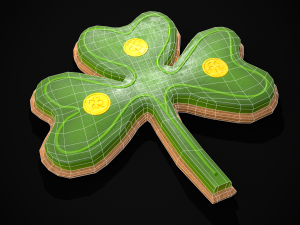 Lucky StPatricks Cookies 3D Модель
