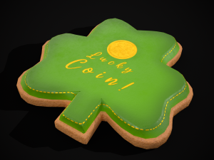 Lucky StPatricks Cookies 3D Модель