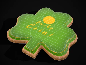 Lucky StPatricks Cookies 3D Model