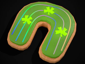 Lucky StPatricks Cookies 3D Model