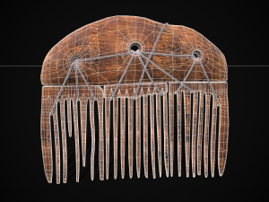 Viking Beard Comb 3D Model