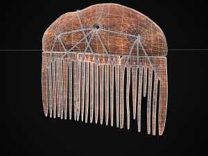 Viking Beard Comb 3D Model