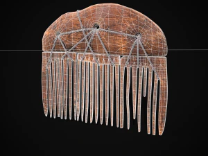 Viking Beard Comb 3D Model