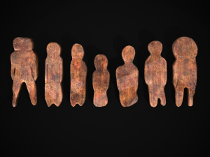 Wooden Kids Toy Set 3D Model