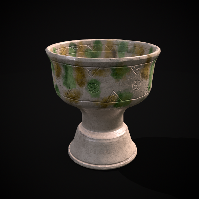 Byzantine Bowl 3D-Modell .c4d .max .obj .3ds .fbx .stl .blend 