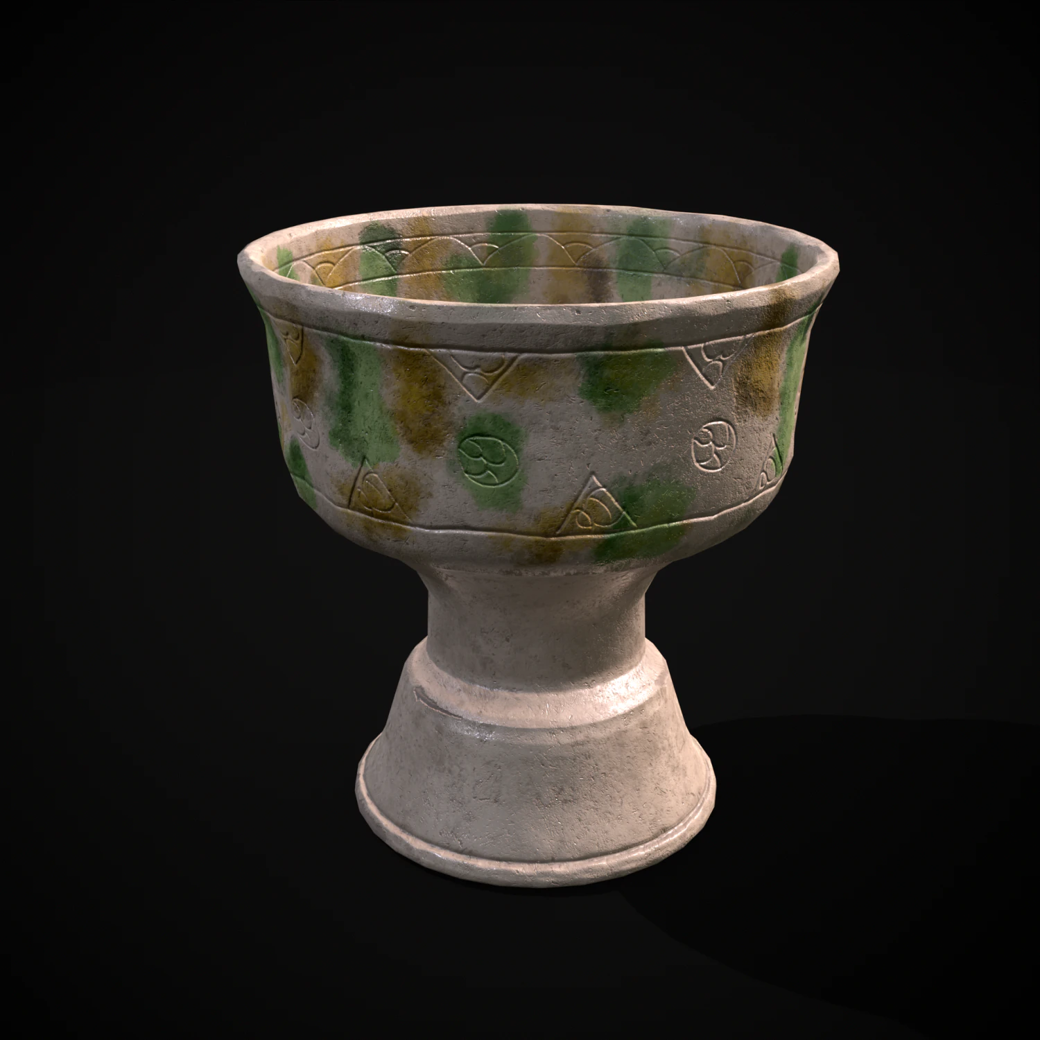 Byzantine Bowl 3D Model .c4d .max .obj .3ds .fbx .stl .blend 