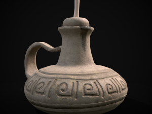 Old Oil Lamp 3D Модель