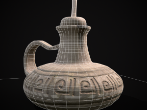 Old Oil Lamp 3Dモデル