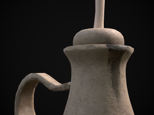 Old Oil Lamp 3Dモデル