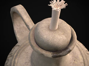 Old Oil Lamp 3D Model