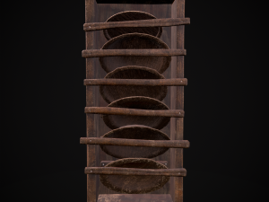Vertical Dish Holder 3D 모델