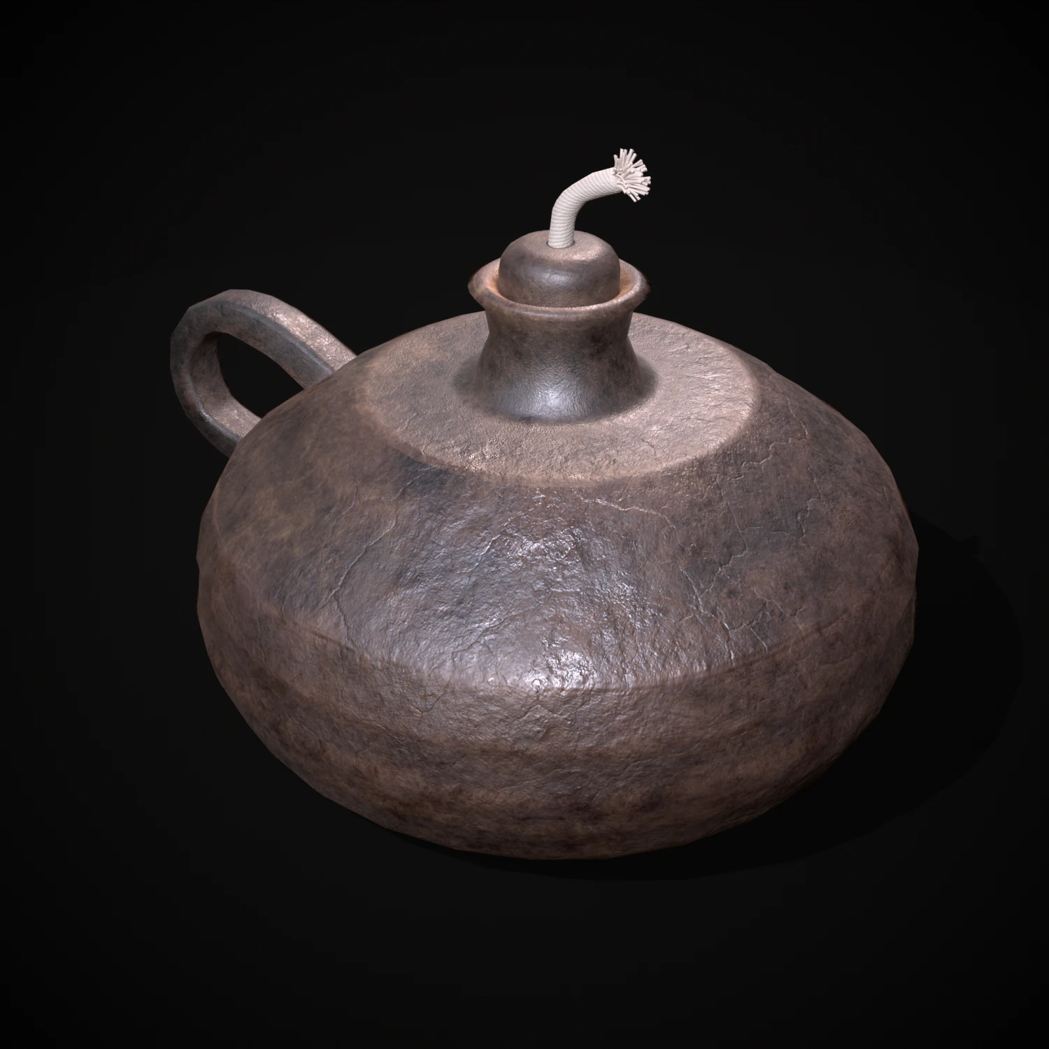 Celtic Oil Lamp 3D Model .c4d .max .obj .3ds .fbx .stl .blend 